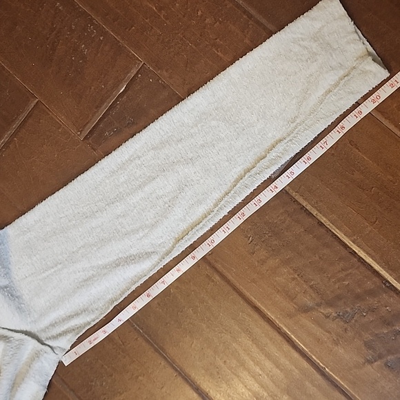 Anthropolgie Maeve Northwood Linen Bohemian V Neck Oatmeal Longsleeve Dress - Picture 8 of 11